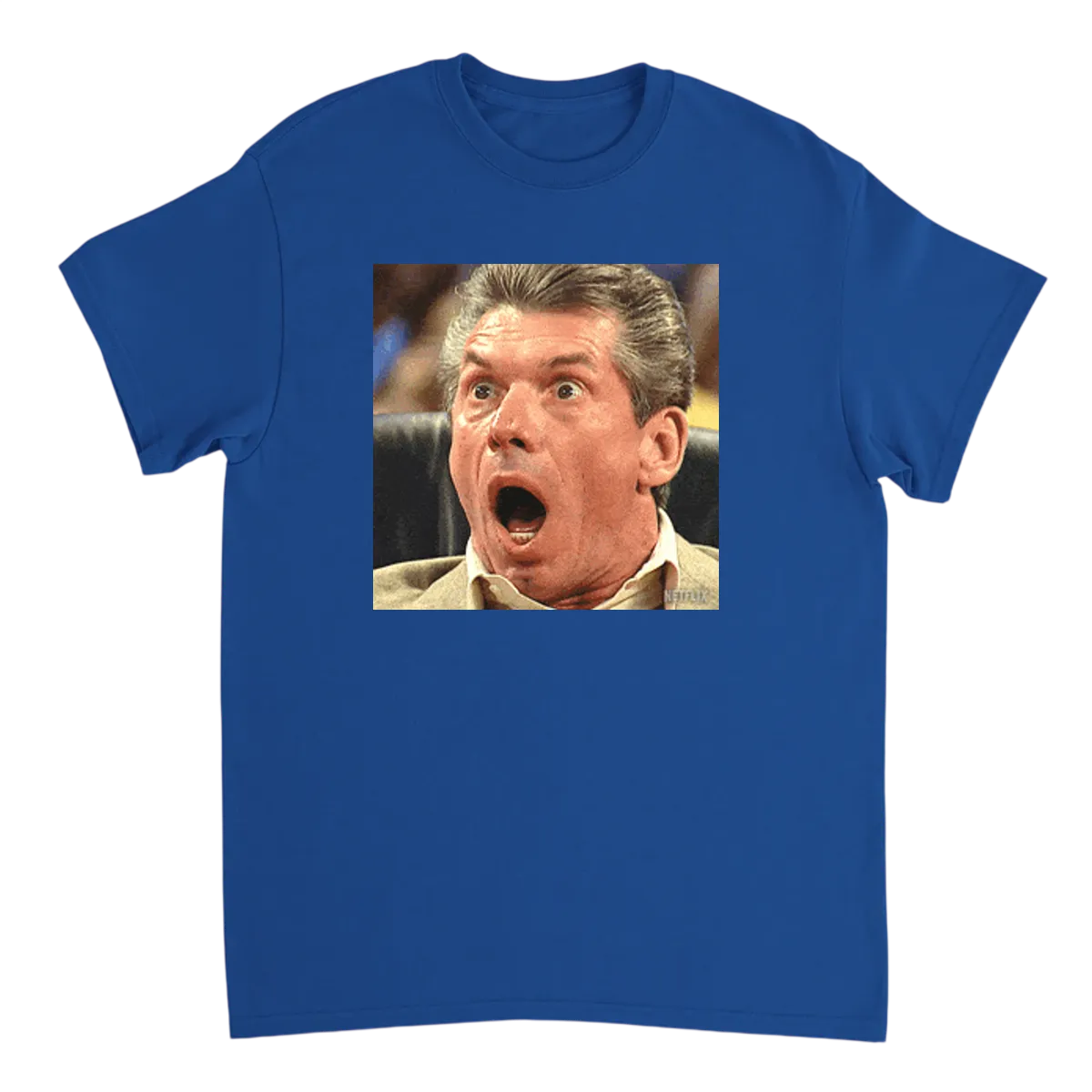 Vince McMahon Reaction Meme Tee Black T-Shirts Photo 4