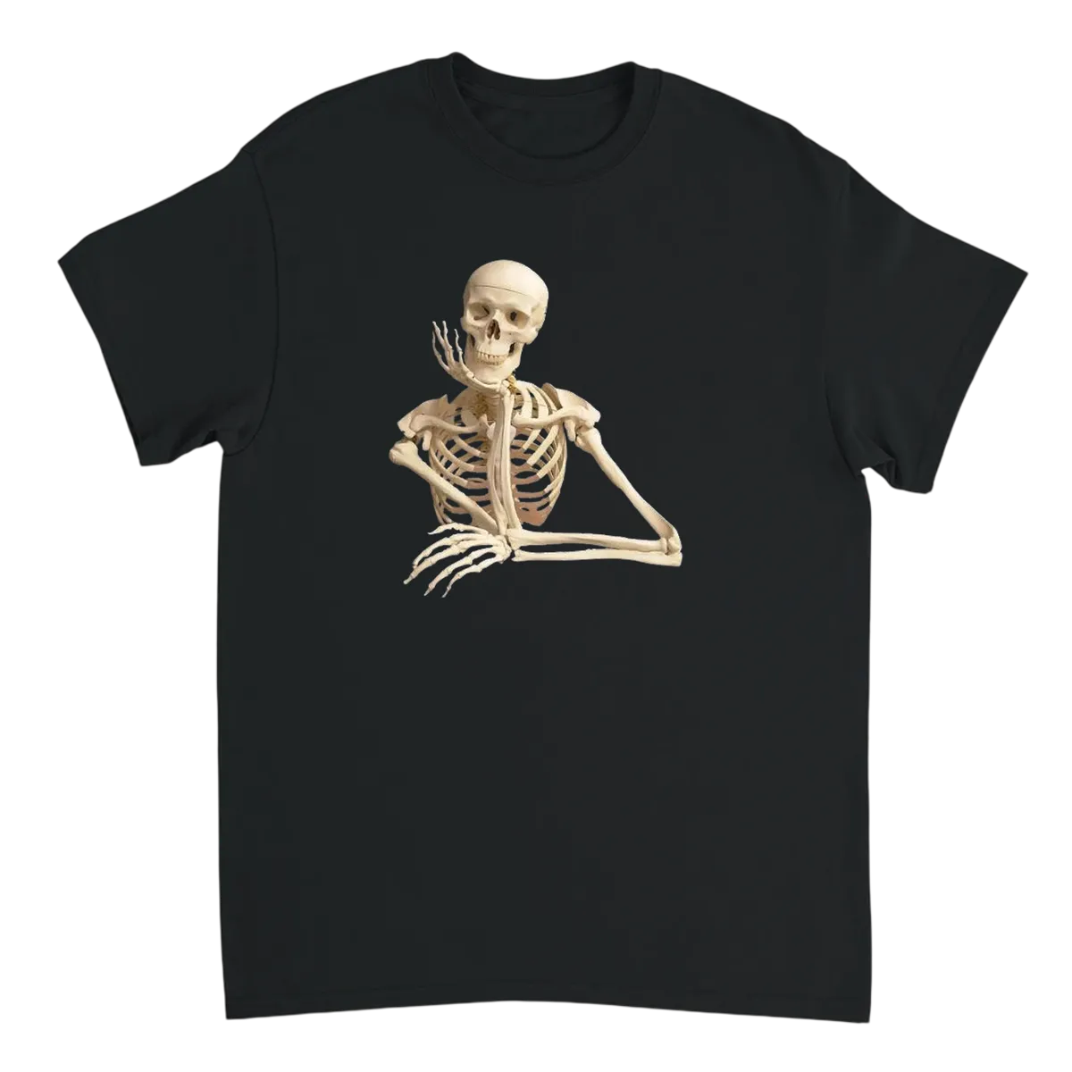 Waiting Skeleton T-Shirt