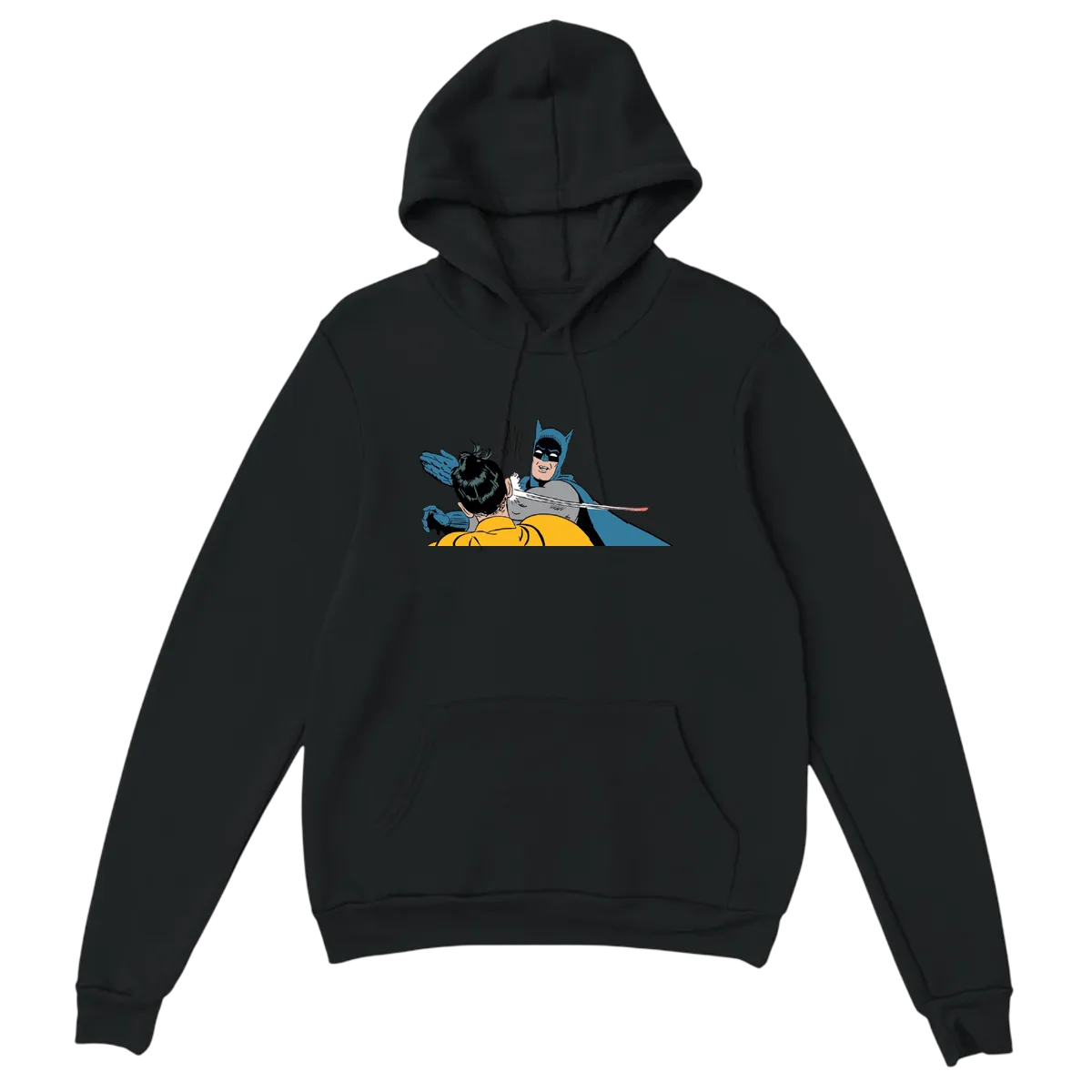 Wake Up, Robin! Slap Meme Hoodie Hoodies - Black