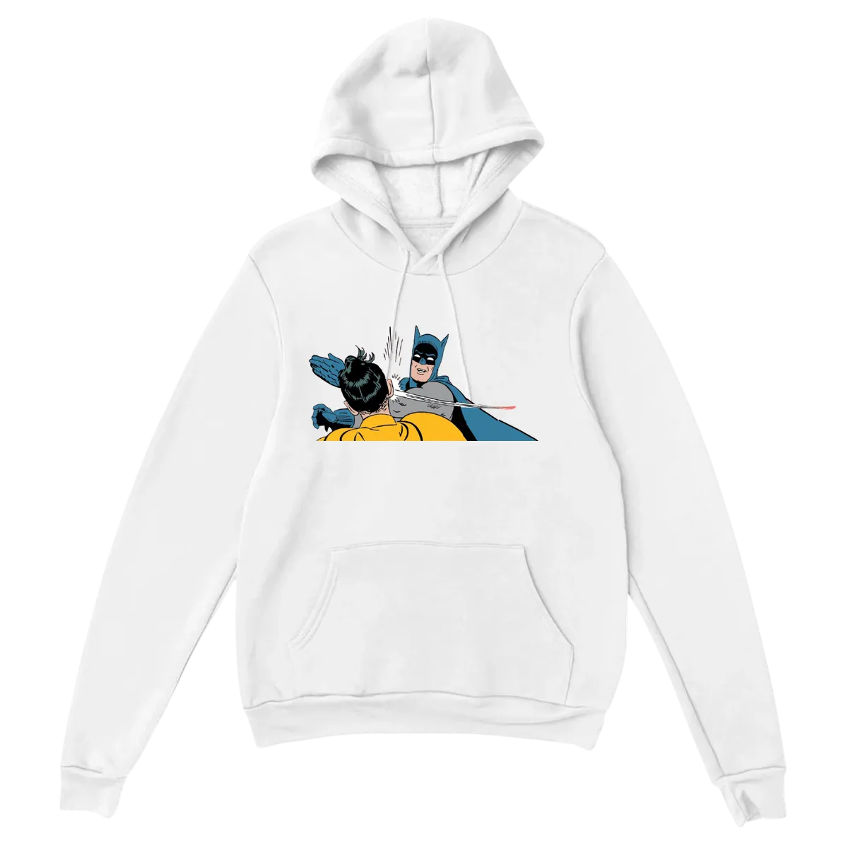 Wake Up, Robin! Slap Meme Hoodie Hoodies - White