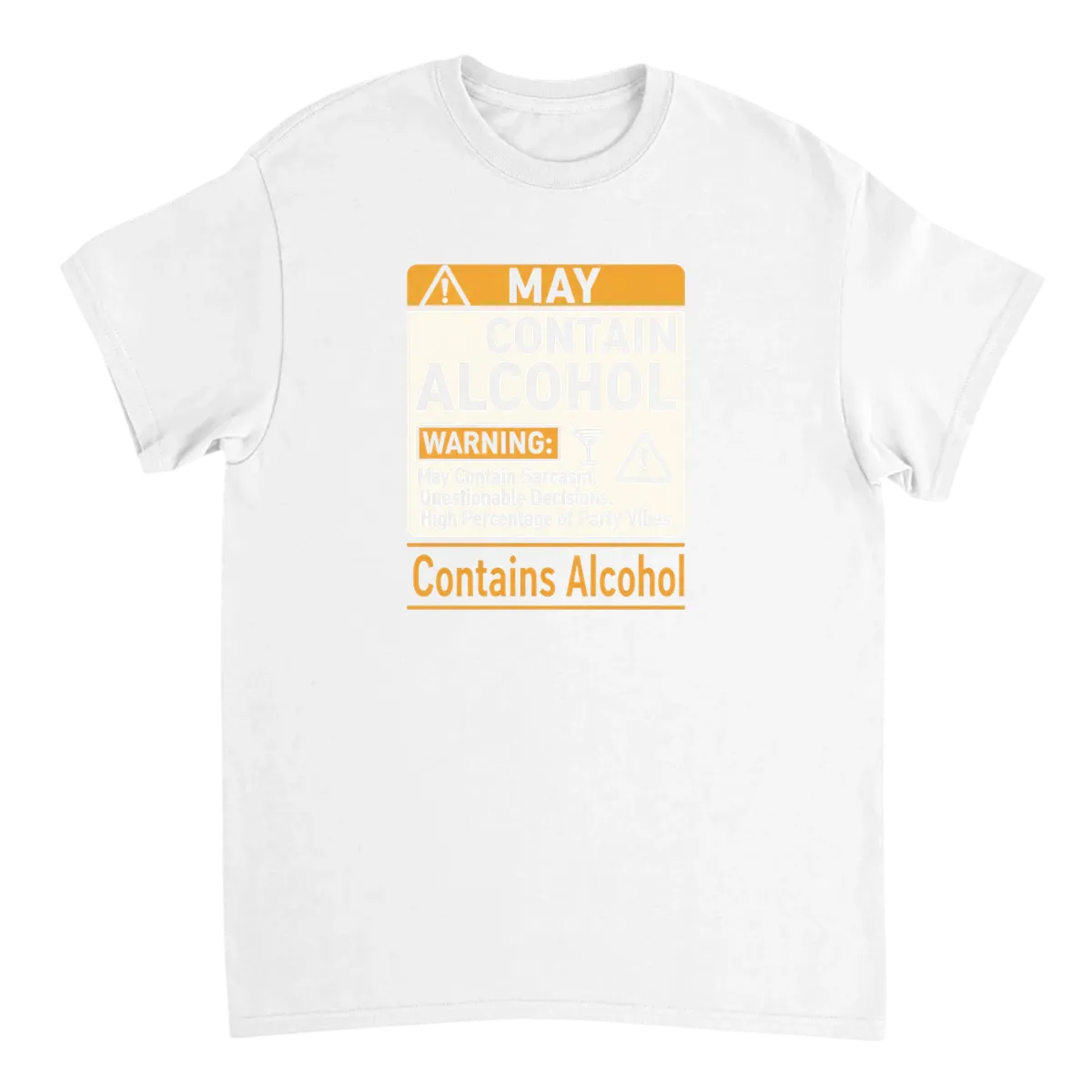 Warning: May Contain Alcohol Shirt Royal T-Shirts Photo 3