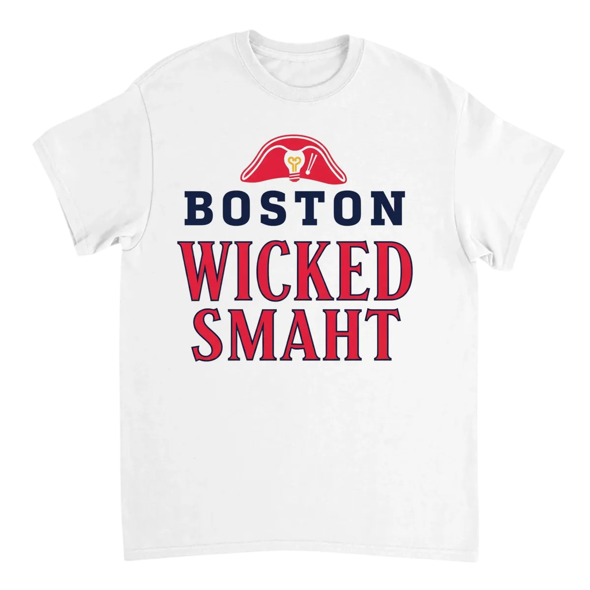 Wicked Smaht Boston Meme Tee T-Shirts - White