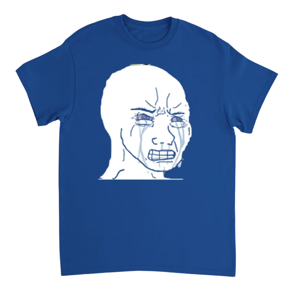 Wojak Crying T-Shirt - Black T-Shirts (ZeitZwag Streetwear)