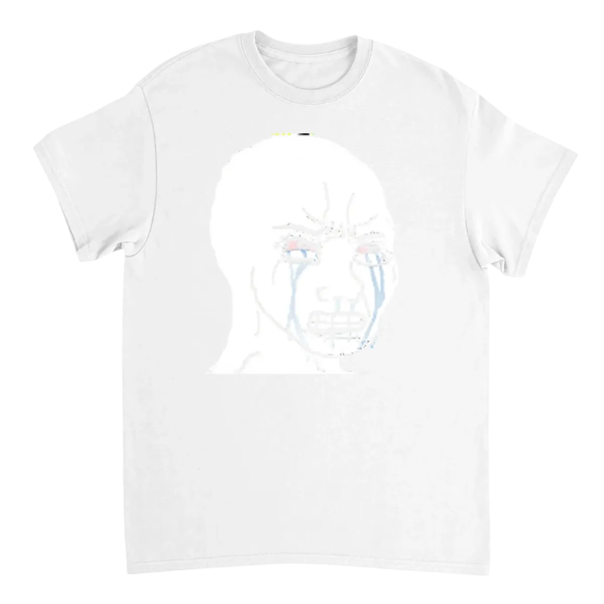 Wojak Crying T-Shirt Black T-Shirts Photo 5