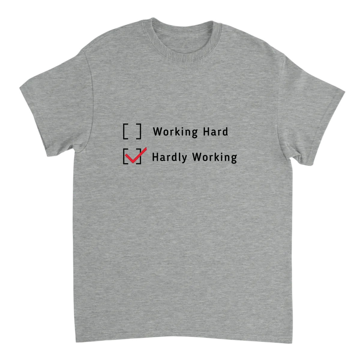 Working Hardly Working Tee Black T-Shirts Photo 3