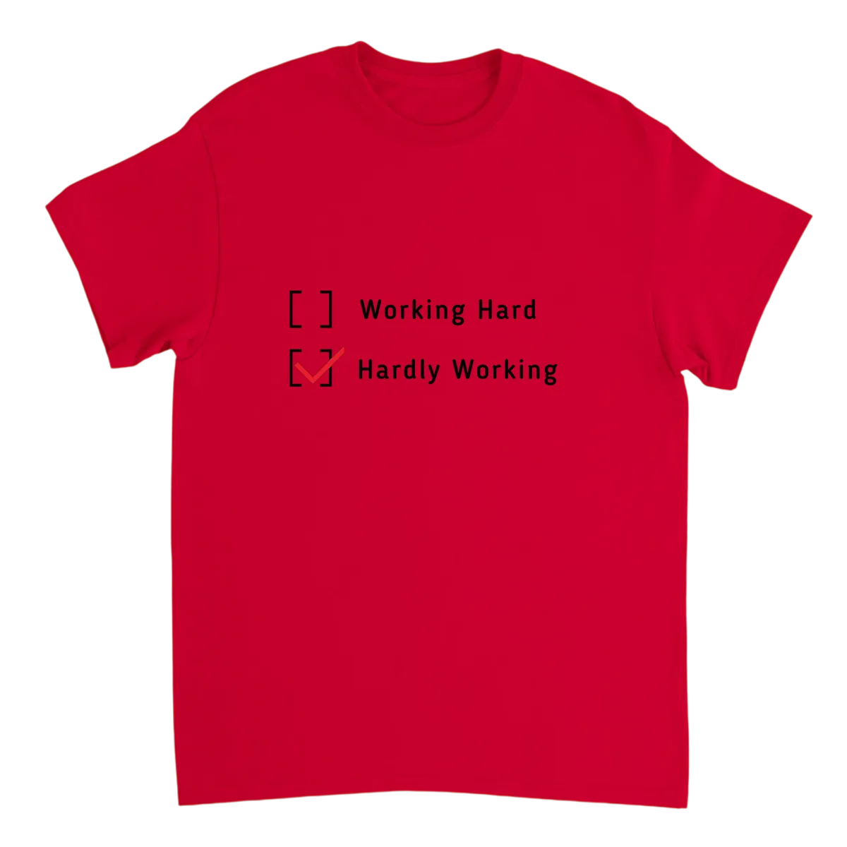 Working Hardly Working Tee Black T-Shirts Photo 4