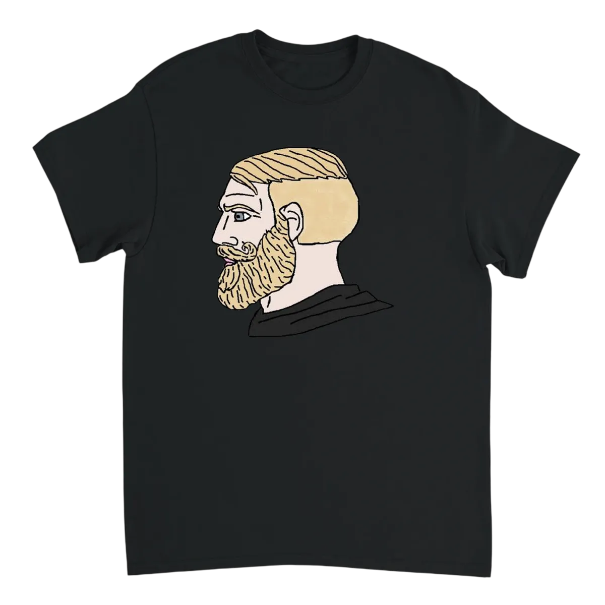 Yes Chad T-Shirt T-Shirts - Black