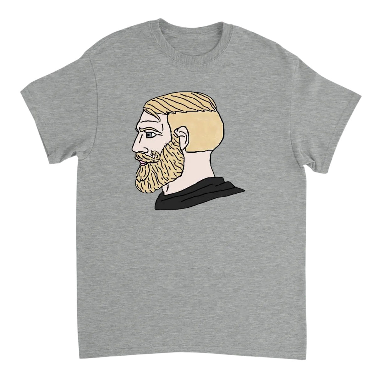 Yes Chad T-Shirt Black T-Shirts Photo 3