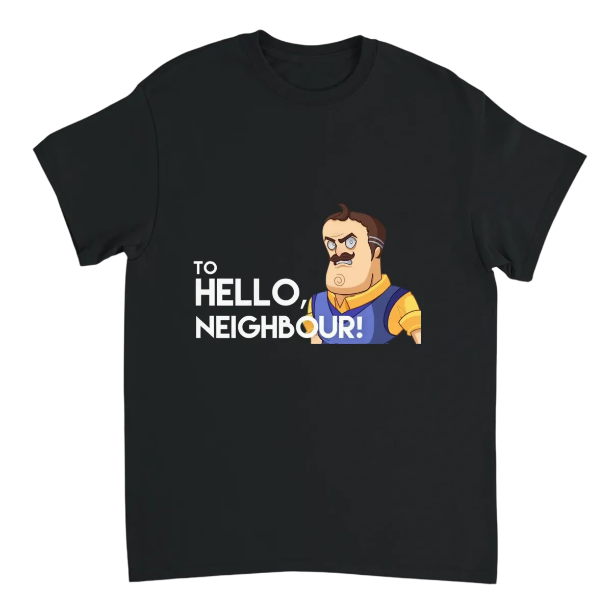 Yo Mama Hello Neighbor Randomizer Tee T-Shirts - Black
