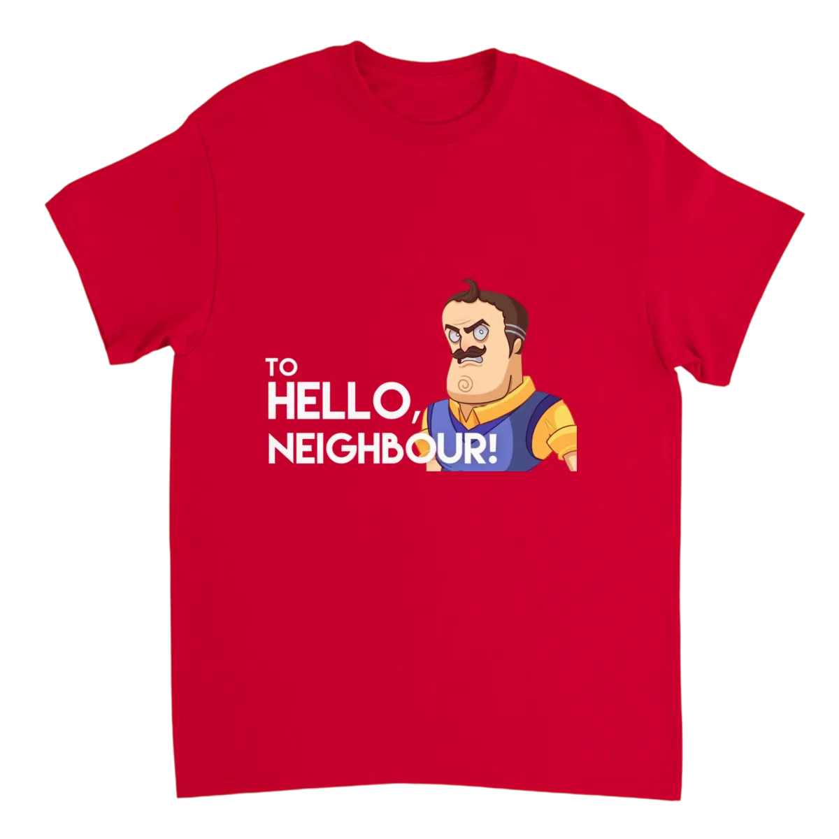 Yo Mama Hello Neighbor Randomizer Tee White T-Shirts Photo 5