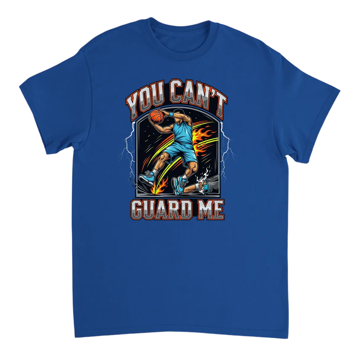 You Can't Guard Me Basketball Tee White T-Shirts Photo 5