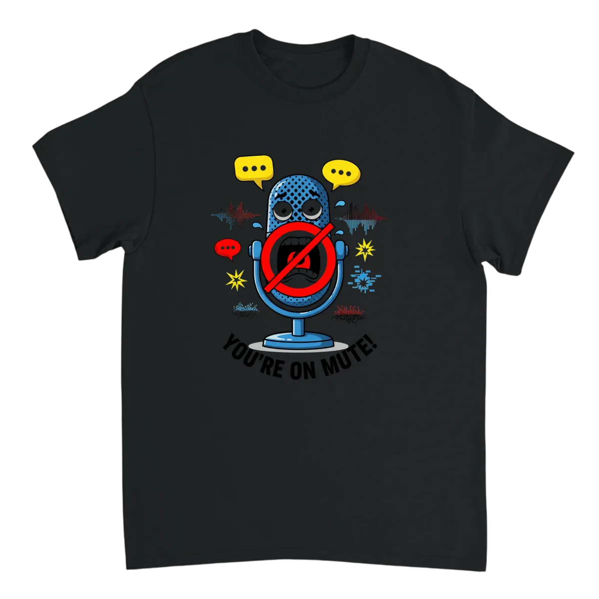You're on Mute T-Shirt - White T-Shirts (ZeitZwag Streetwear)