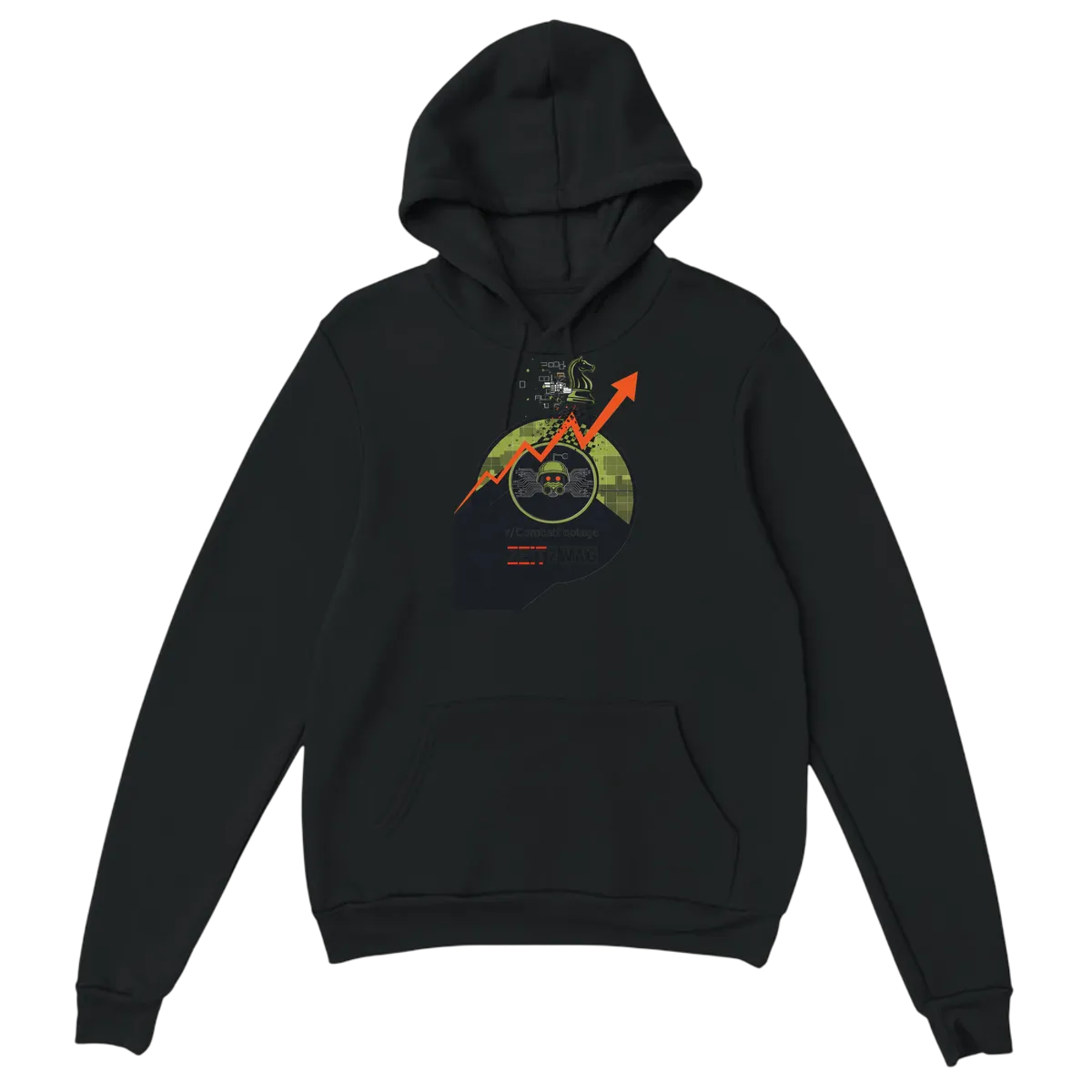 ZeitZwag CombatFootage Trend Hoodie Hoodies - Black