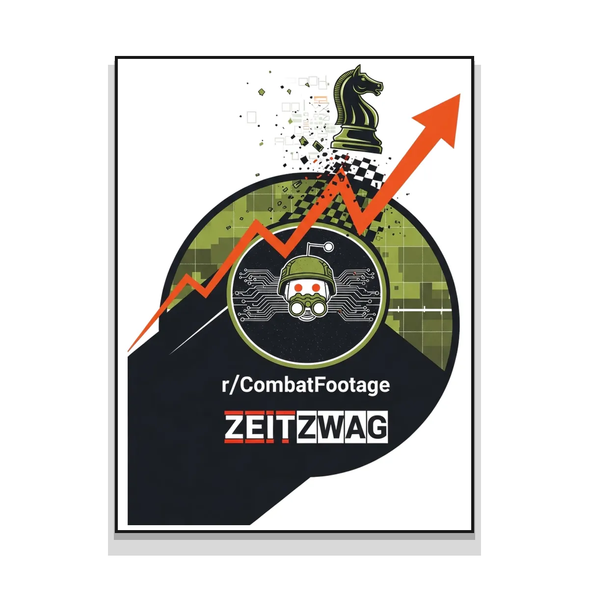 ZeitZwag r/CombatFootage Trending Poster Posters - Standard