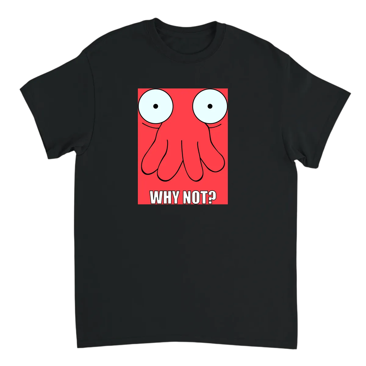 Zoidberg Why Not T-Shirt Black T-Shirts Photo 2