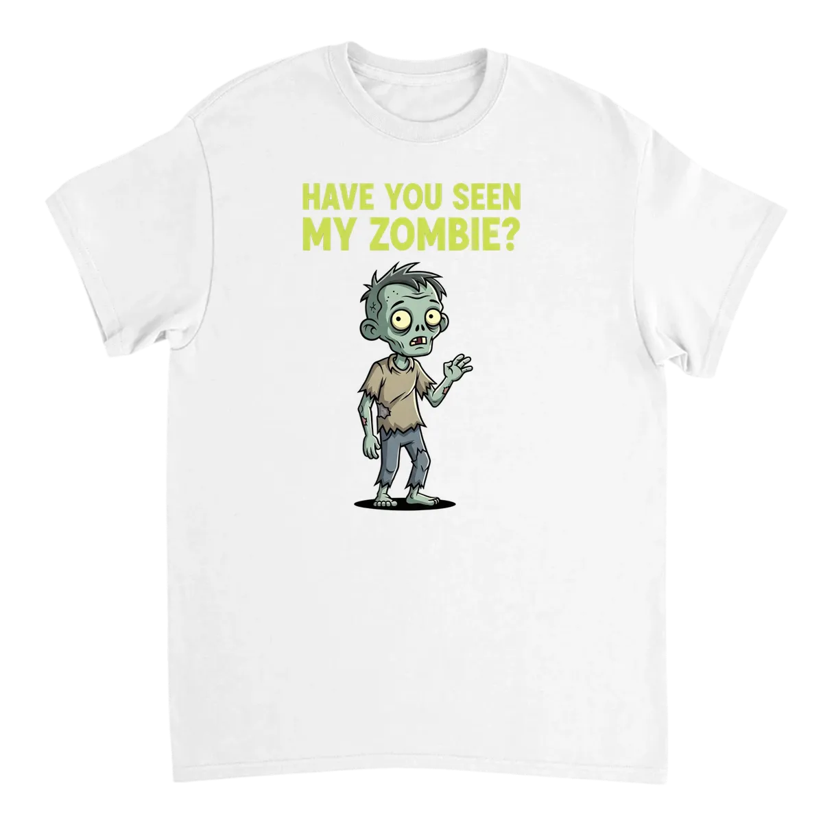 Zombie Shirt Meme Tee - Confuse & Amuse! White T-Shirts Photo 2